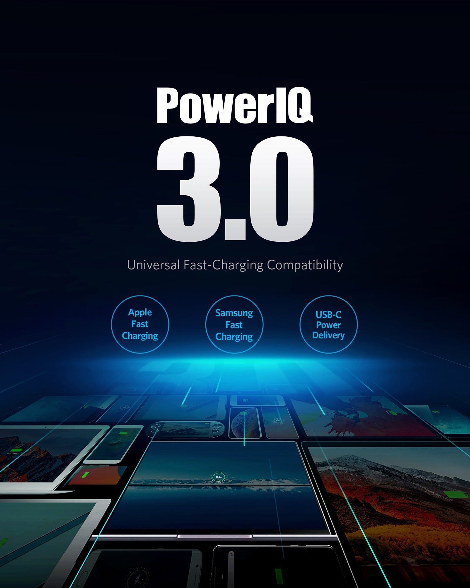 Anker with PowerIQ 3.0 and universal fast-charging compatibility