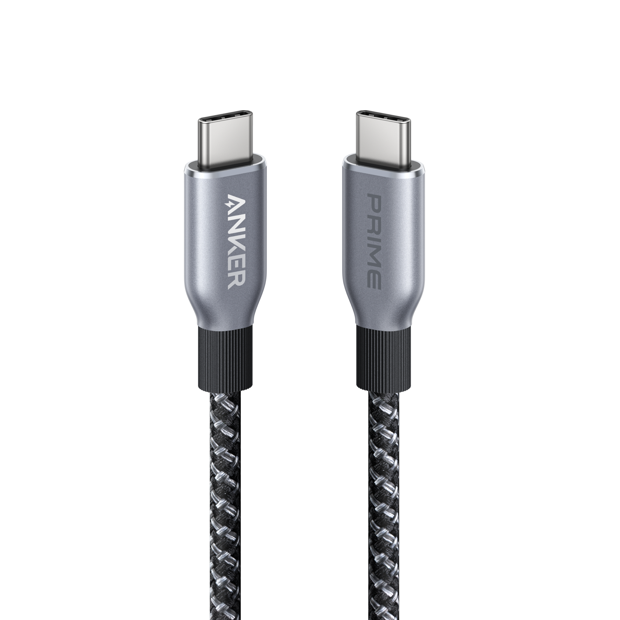 Prime USB-C to USB-C Cable (240W, Upcycled-Braided)