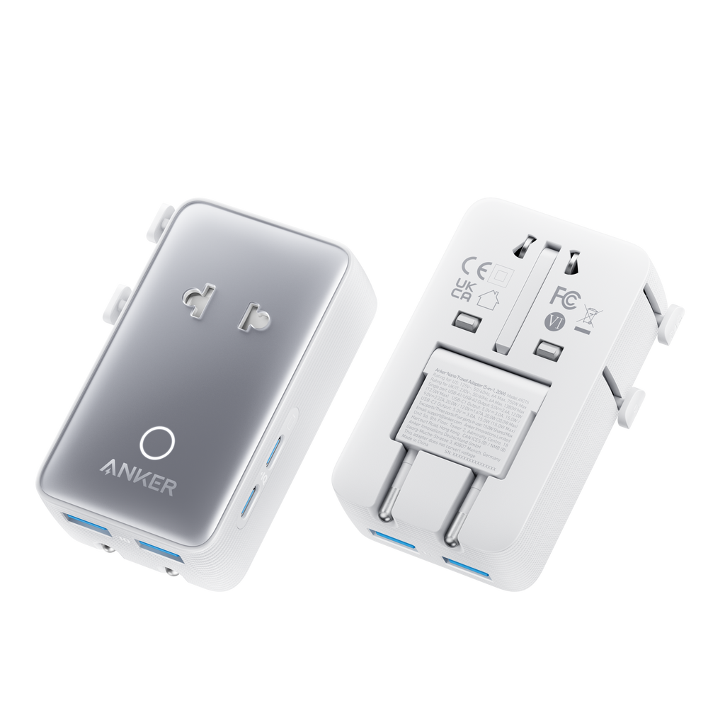Nano Travel Adapter (5-in-1, 20W, 1-Pack)