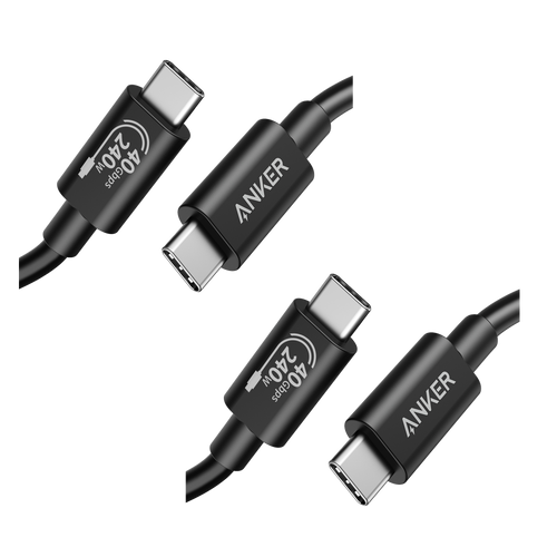 515 USB-C to USB-C Cable (Thunderbolt 4 Compatible)（2 packs）