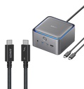 Prime TB5 Docking Station (14-in-1, 8K, Thunderbolt 5) and Thunderbolt 5 Cable (3.3 ft, 80Gbps, 240W)